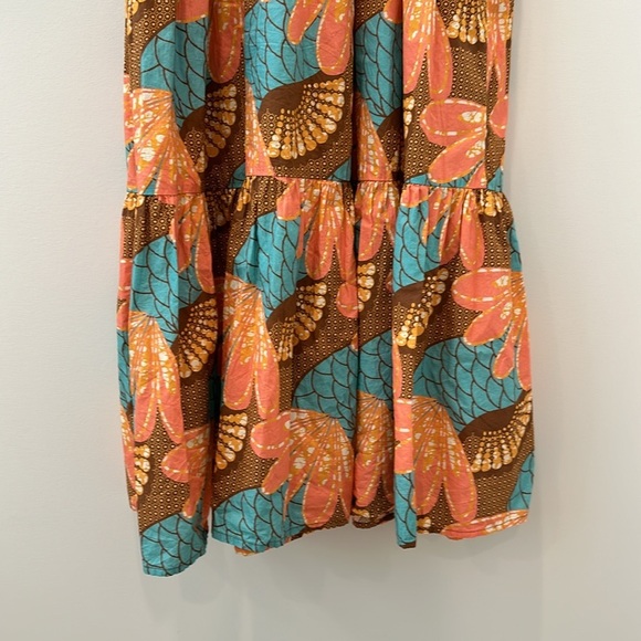 Cleobella Jolene Maxi Dress Riviera Print European Vacation Resortwear Sundress - Picture 9 of 12